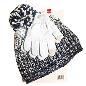 Girls Member Mark's Texting Tips Warming Gloves and Hat